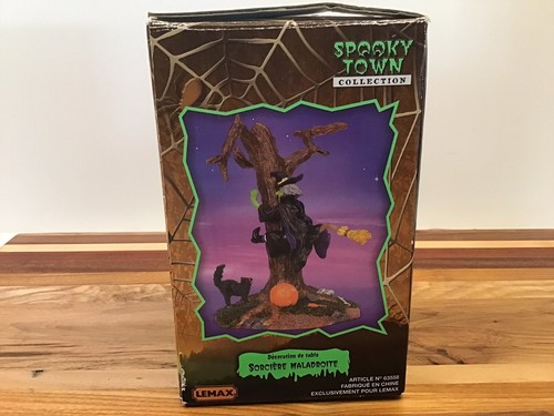 Lemax Spooky Town 2006 Halloween Clumsy Witch Village Accessory - Picture 7 of 9