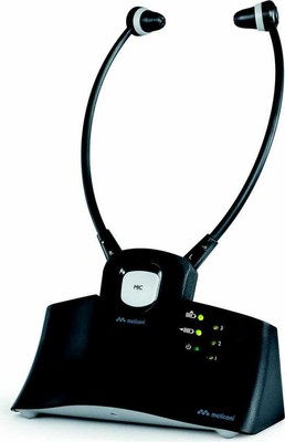 Meliconi Cuffie Wireless TV 2.4 Ghz con Base ricarica analogico Hp Steto  Digital | eBay