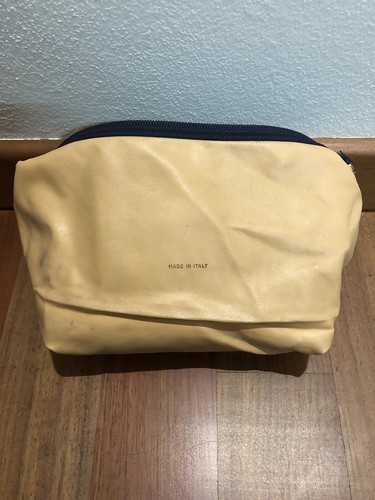 Borsa Alviero Martini Shoulder Bag Trousse Geo Soft Blu Originale Usato - Foto 9 di 11