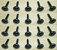 20 BLACK KICK PANEL SCREWS! FOR OLD SCHOOL CLASSIC/VINTAGE  VEHICLES-CAR PICKUP