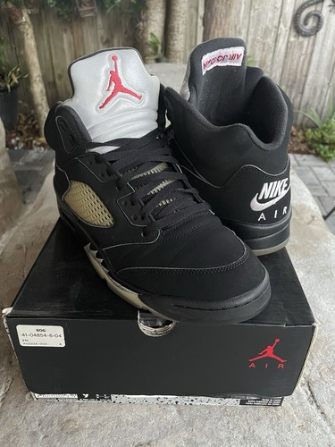 Authentic 2016 Mens Retro Jordan 5 Metallic Silver OG Nike Air