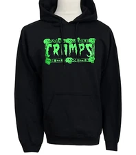 The Cramps band Hoodie Skull Vintage  All Sizes Black JY316