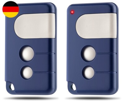 2 Stück Neu Garagentor Handsender für 433MHz Chamberlain 84335EML 94335EML