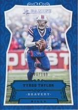 TYROD TAYLOR 2016 PANINI BRAVERY GREEN /199