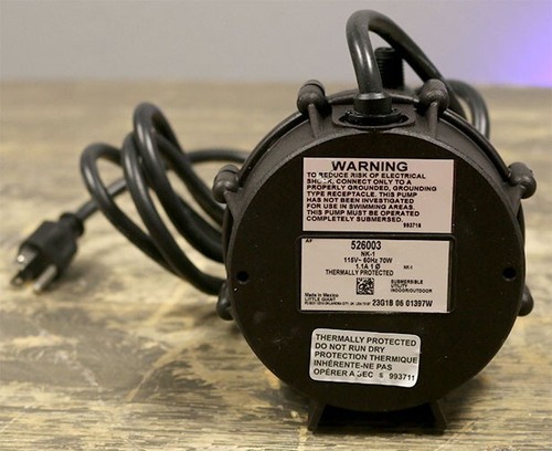 Little Giant 526003 Submersible Centrifugal Pump NK-1 2P016 - Picture 4 of 5