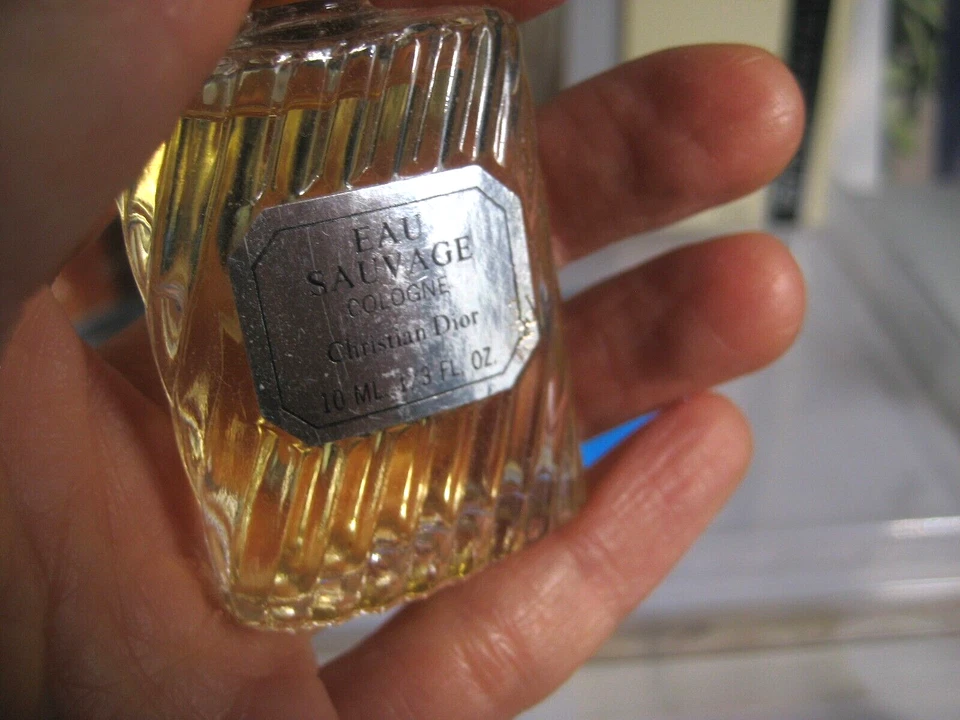 Lote de 2 piezas vintage 1,7 oz EDT Azzaro Onyx eau de toilette Dior mini 10 m colonia para hombres Foto 3 de 4