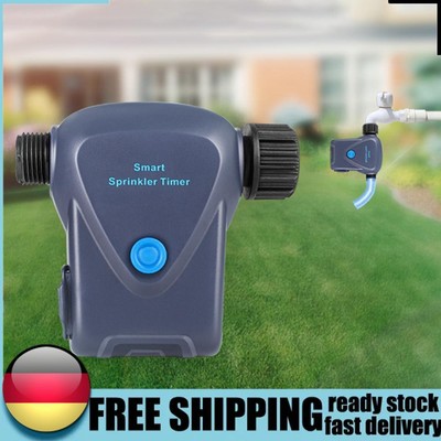 Zigbee Smart Hose Faucet Timer APP Control Blue Durable for Garden Lawns Plants