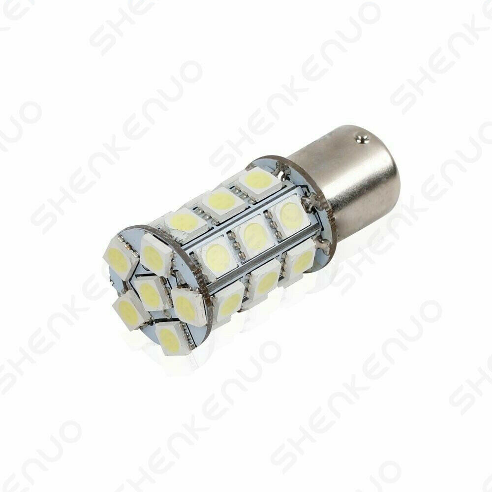 2x Super White 1156 1141 27SMD RV Camper Trailer LED Interior Light