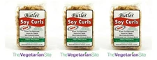 Butler Soy Curls 3-PACK Vegan Meat Substitute 5/11/26 FREE SHIPPING vegetarian