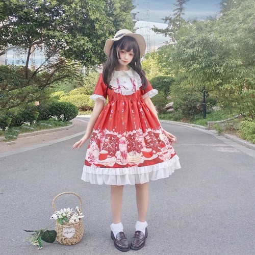 Japanese Lolita Dress Lace Ruffle Frill 