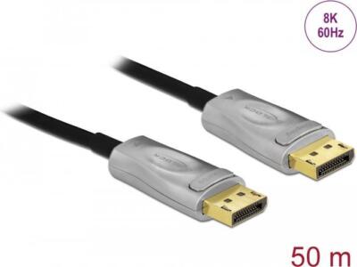 Delock Optisches Aktivkabel DisplayPort 1.4 8K 50m