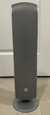 B&W Bowers & Wilkins VM-1 Speaker, Silver, With Table Stand, Tested