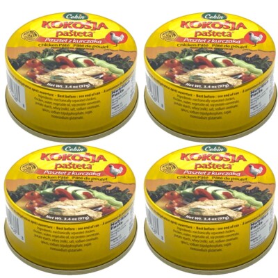 Pack 4 Kokosja Chicken Spread Pate, 97g x 4pcs