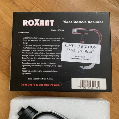 The Official Roxant Pro Video Camera Stabilizer Limited Edition (Midnight Black) - Picture 3 of 4