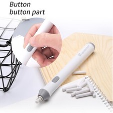 Electric Pencil Eraser Kit w/ 22pcs Rubber Refills Highlights Sketch Drawing CY