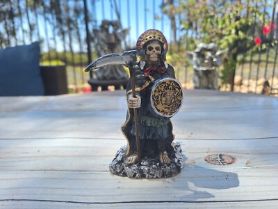 Santa Muerte Bendesida Apache / Azteca / Aztec Black 6