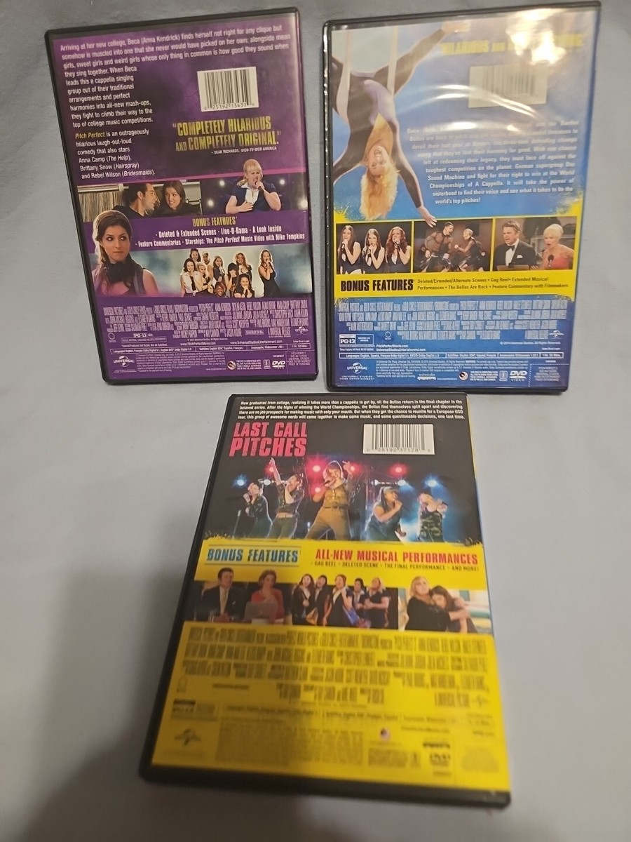 Pitch Perfect 1-3 Dvds | eBay