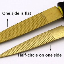 Image of Carbon Rasp File Steel Carpenter Professional Wood Tools Golden 6/8/10/12 inch