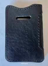 Black Leather Case Pouch For S.T. Dupont Slim 7 Lighter, New In Box