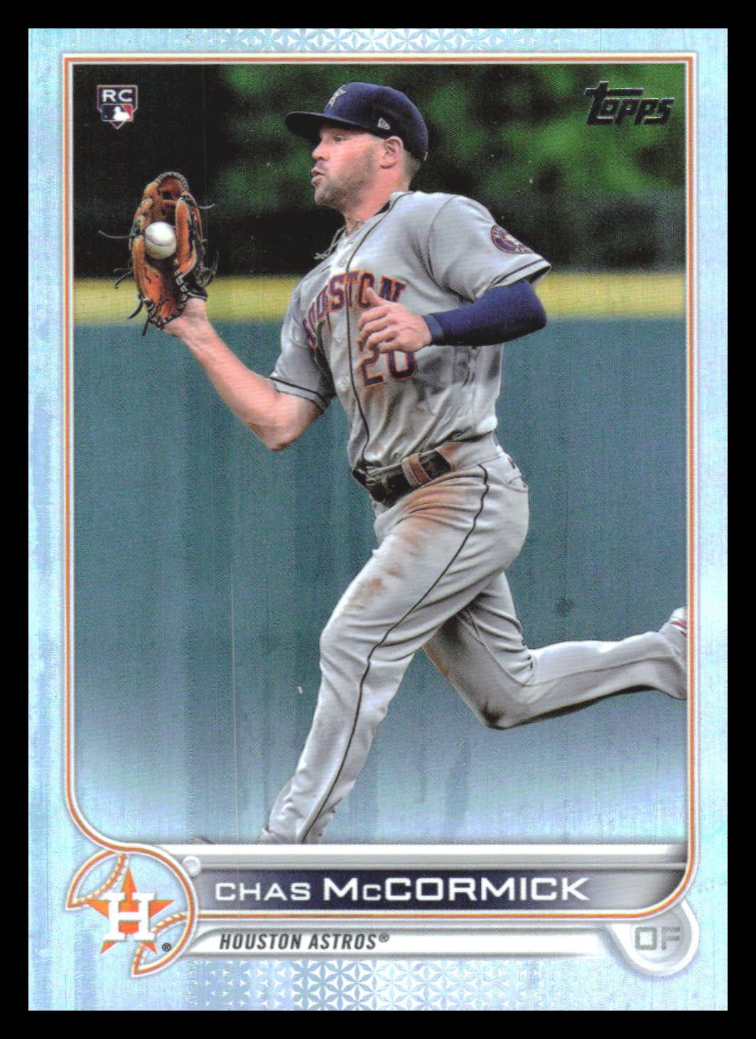 2022 Topps Chas McCormick #135 Rainbow Foil SN Houston Astros 4D