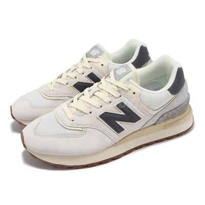 New Balance 574 NB White Grey Men Unisex Casual LifeStyle Shoes U574LGAN-D  - Main Image