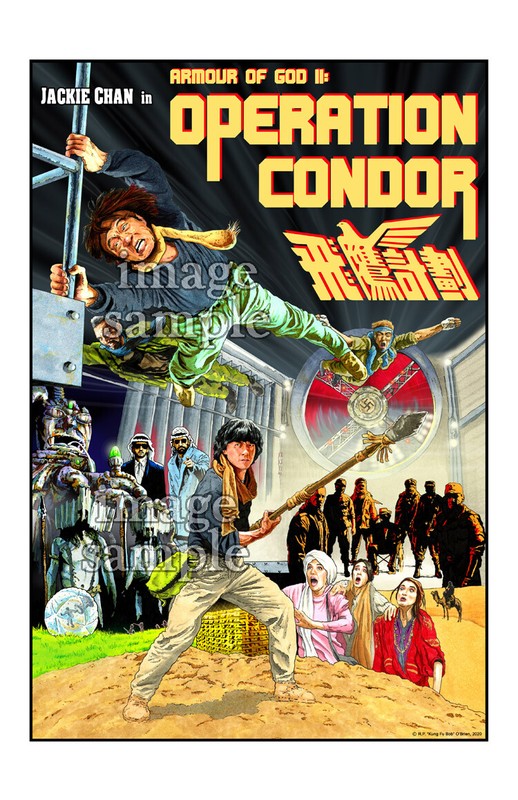Operation Condor - Armor of God 2 Jackie Chan Hong Kong kung fu 11x17" art print