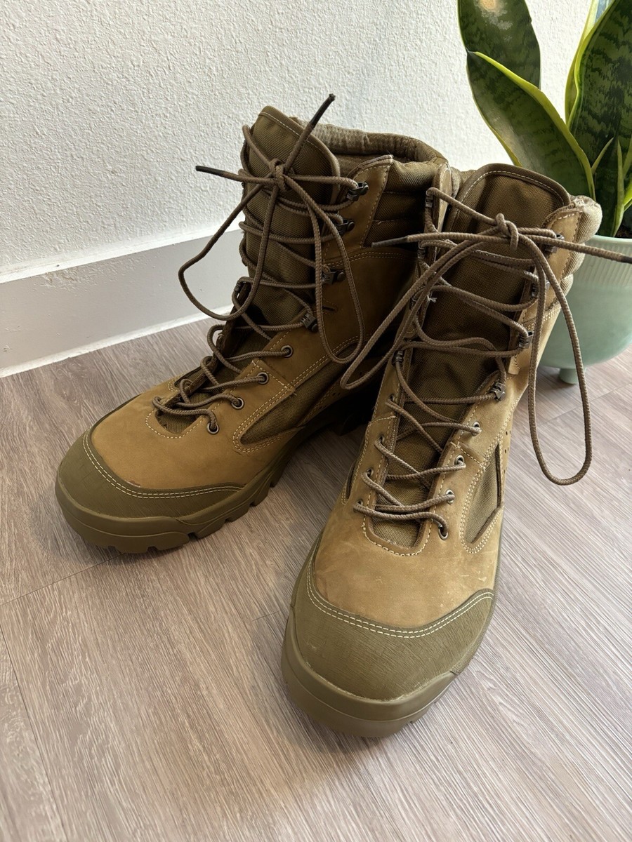 Men’s Bates E03612A Combat Hiker Men's Boots Size Olive Mojave Tan