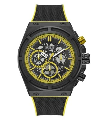 Guess Herren Uhr Armbanduhr MASTERPIECE GW0713G2 Nylon/Silikon - Bild 1 von 4