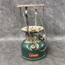 1952 COLEMAN SUNSHINE GAS LANTERN 220E PARTS/REPAIR NO GLOBE OR BURNER UNTESTED