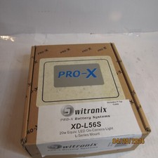 Switronix XD-L56S LED On-Camera Light, Pro X Battery Systems - Includes P TAP