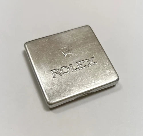 Nice Vintage Rolex Silver Tin Box