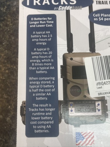 Cuddeback Tracks, Cuddeback Ltc-2a   Tracks Cell Camera New Sealed - Picture 15 of 21