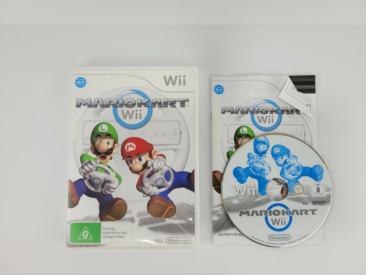 Mario Kart Nintendo Wii PAL *Complete* Wii U Compatible