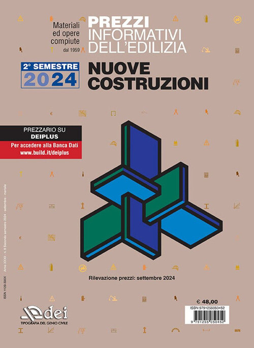Prezzi informativi dell'edilizia. Nuove costruzioni. 2º semestre