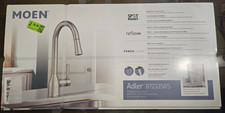 Moen Adler Spot Resist Stainless One-Handle High Arc Pulldown Kitchen Faucet wit