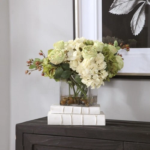 Cecily - 15 inch Hydrangea Bouquet Accessories Uttermost 60155 - Picture 5 of 11