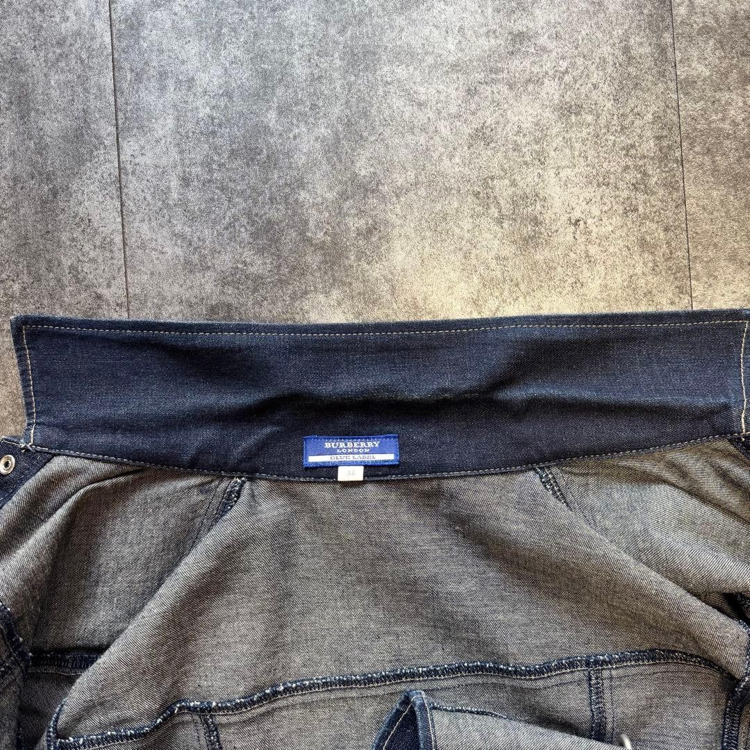 [Excellent Condition] Burberry Blue Label Nova Check Button Denim Shirt Jacket thumbnail 18