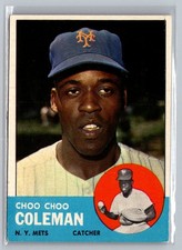 1963 Topps #27 Choo Choo Coleman