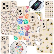 Cartoon Animals Phone Cover For Samsung S25 S24 S23 iPhone 17 Pro 15 16e 14 Case