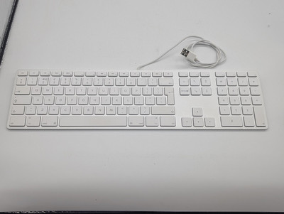 Apple A1243 Wired USB Aluminium Numeric Keyboard Fully Working, Good Condition
