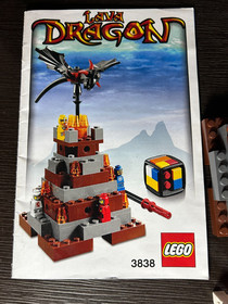 Lego Lava Dragon Board Game 3838 Building 100% COMPLETE with Booklets NO BOX