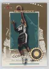 2000-01 Fleer Authority Prominence 125/75 36/125 Sean Elliott #99 12jy