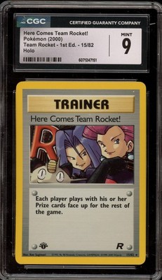 Pokemon Here Comes Team Rocket! Team Rocket 1st Edition Holo Rare