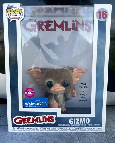 Funko 2023 Pop! VHS Covers Gremlins GIZMO FLOCKED #16 Walmart Exclusive