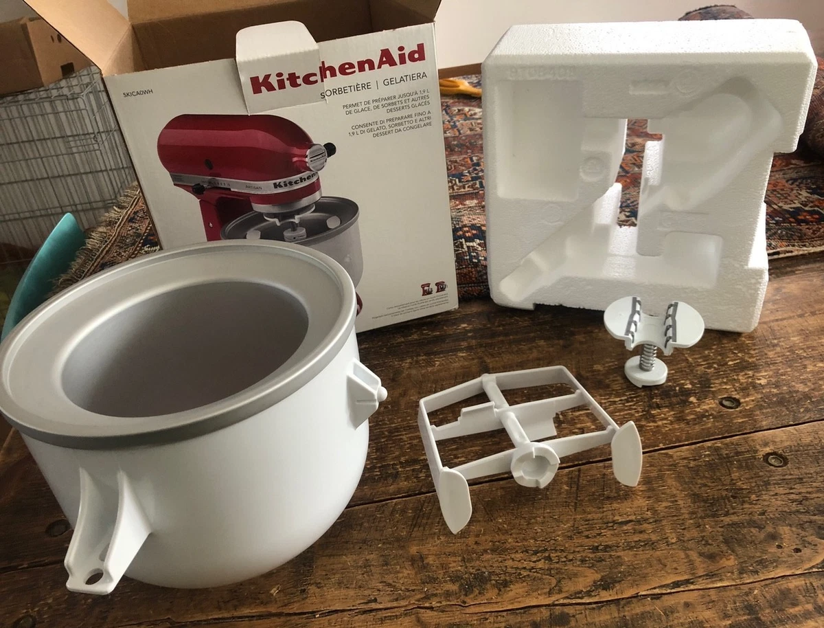 Ktchenad Kca0Wh 2 Quart ce Cream Maker Stand Mxer Attachment at Jame Cardenas blog