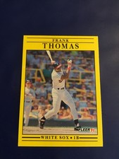 1991 Fleer - Frank Thomas #138 Chicago White Sox Nice!