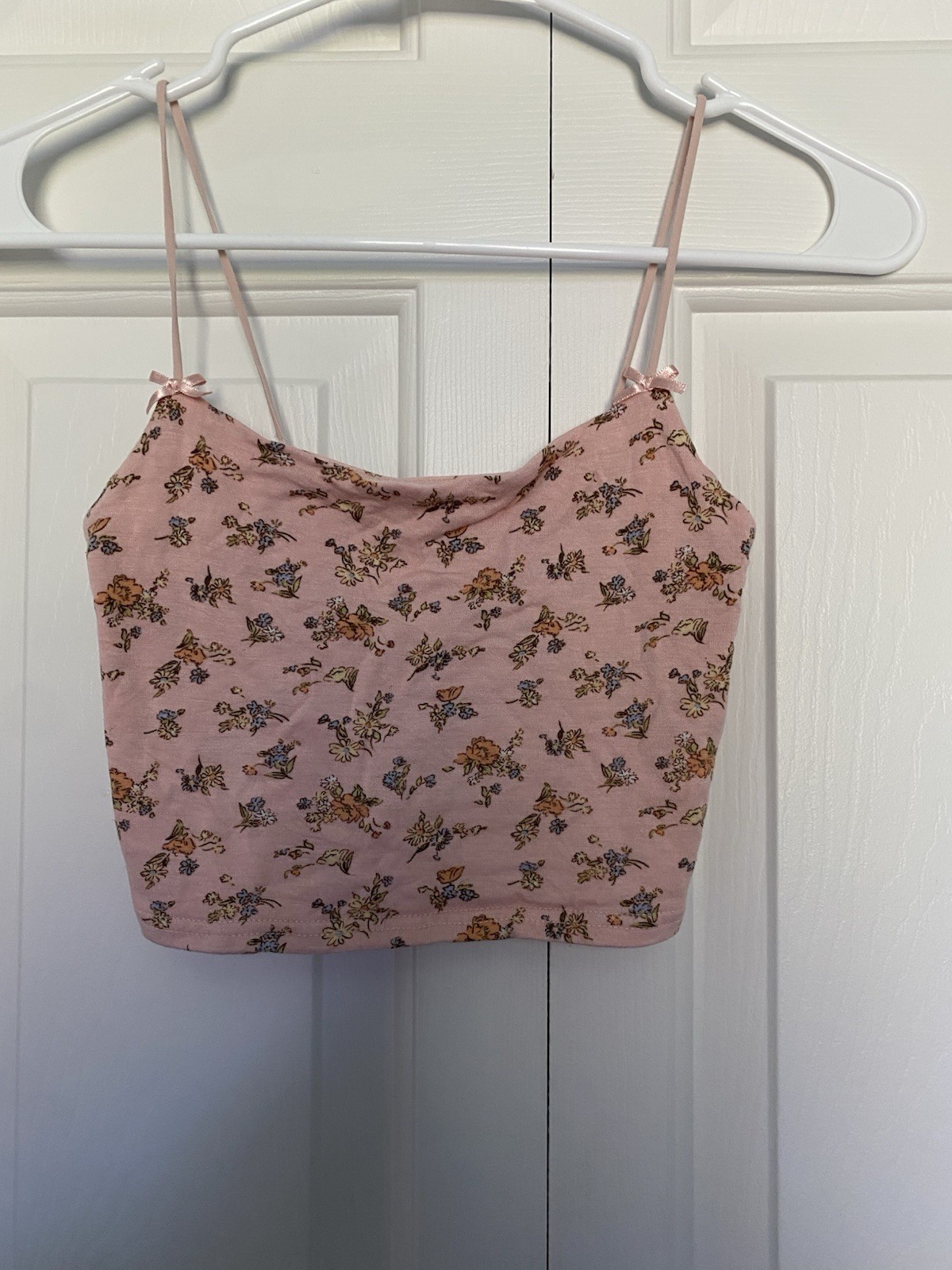 Crop Top Women Size small PAC Sun Pink-image