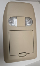 04-08 Ford F-150 Overhead Console Dome Light Lamp Roof Storage Assembly Beige