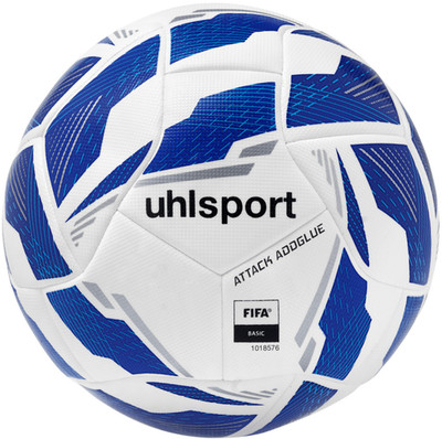 Uhlsport Fußball Attack Addglue weiß/royal/blau V25 Größe 4, 5
