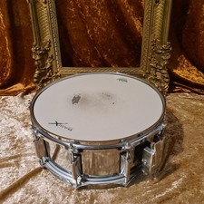 snare drum 14x5,5 mirror steel 2x10 schrauben perfekt und schön gebraucht top